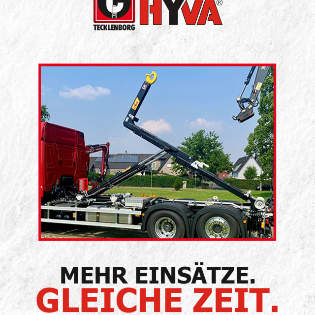 HYVA Abrollkipper: Mehr Wirtschaftlichkeit