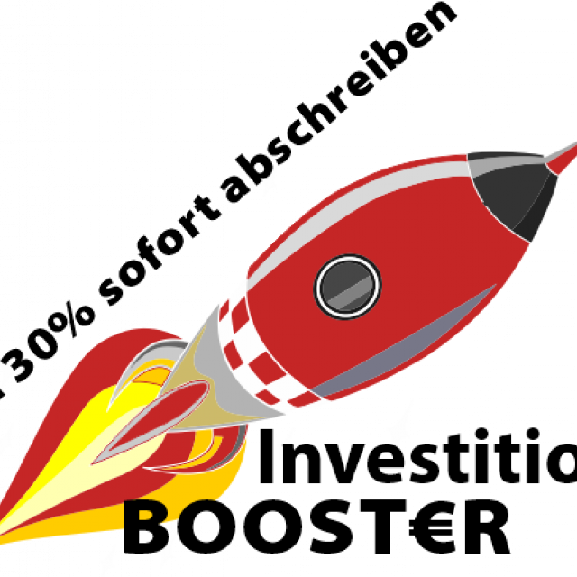 Investitionsbooster vom Staat!